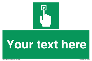 Custom Safe Condition Emergency call point